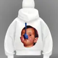 Baby Cry Detail Full Mask Oversize Hırka