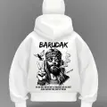Barudak Detail Full Mask Oversize Hırka