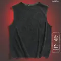 Batman Baskılı Unisex Oversize Yıkamalı Atlet