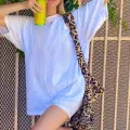 Beyaz Basic Oversize T-shirt