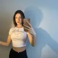 Beyaz Protect Your Heart Yazılı Kurdele Model Crop Body