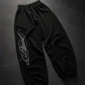 Blessed Script Detaylı Baggy Eşofman Takımı