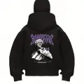 Purple Stranger Baskılı Kar Maskeli Ninja Unisex Sweatshirt Hırka