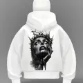 Devil Goat Detail Full Mask Oversize Hırka