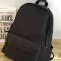 Düz Siyah Renk Unisex Okul Sırt Çantası