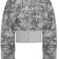 Gri Kamuflaj Baggy Alt Üst Eşofman Takımı ( 3 İplik Şardonlu)