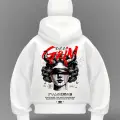 Grin Detail Full Mask Oversize Hırka