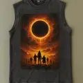 Güneş Atlet Bisiklet Yaka Yıkamalı Vintage Unisex Oversize