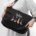 Joon Wear The Slayers Baskılı Unisex Siyah Postacı Çantası