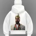 King Timur Detail Full Mask Oversize Hırka