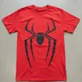 Kırmızı Spider Gotik Y2K Unisex T-Shirt