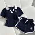 Lacivert Fit Soul Polo Yaka & Şort Takım