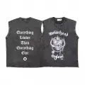 MötörHead England Baskılı Vintage Unisex Oversize Yıkamalı Atlet