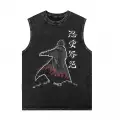 Naruto Anime Atlet Bisiklet Yaka Yıkamalı Vintage Unisex Oversize