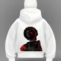 Özgürlük Heykeli Detail Full Mask Oversize Hırka
