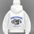 Paw Venom Cats Detail Full Mask Oversize Hırka
