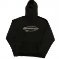 Reverse Rhinestones Oversize Hoodie