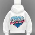 Rosing Heart Detail Full Mask Oversize Hırka