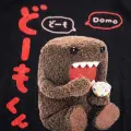 Siyah Domo-Kun Y2K Unisex T-Shirt