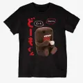 Siyah Domo-Kun Y2K Unisex T-Shirt