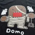 Siyah Mummy Domo Kun Anime Unisex T-Shirt