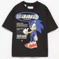 Siyah Super Sonic Unstoppable Unisex T-shirt