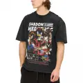 Siyah Yıkamalı Sonic Shadow Unisex T-shirt