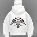 Türk Kartal Detail Full Mask Oversize Hırka
