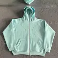 Turkuaz Kar Maskeli Unisex Sweatshirt Hırka