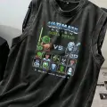Ultimate Alien Deatch Match Atlet Bisiklet Yaka Yıkamalı Vintage Unisex Oversize