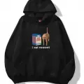 Unisex i eat cement Sweatshirt Siyah