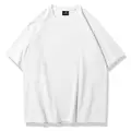 Unisex Just Kiss Me Tshirt Beyaz