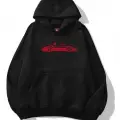 Unisex Red Cabrio Sweatshirt Siyah