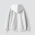 V2 The Mandalorian Yoda Baskılı Oversize Unisex Premium Beyaz Hoodie