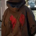 Wing Sırt Dantel Kanat Detaylı Sweatshirt