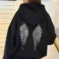 Wing Sırt Dantel Kanat Detaylı Sweatshirt