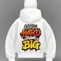 Work Hard Detail Full Mask Oversize Hırka