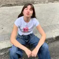 Y2k Çizme Baskılı crop