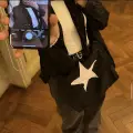 Yıldız detay postacı çanta