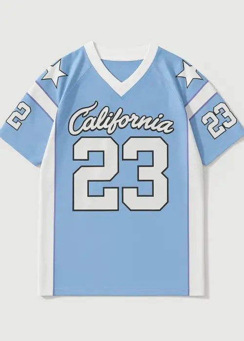 23 California Detail Jersey Mavi Forma