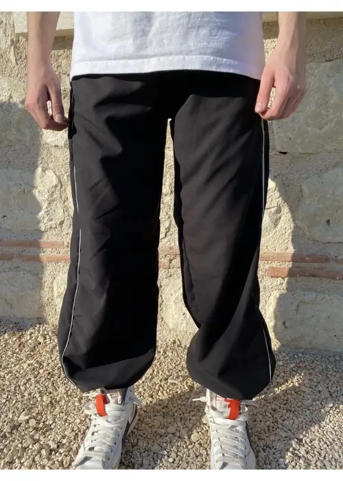 Beyaz Çizgilİ PARAŞUT EŞOFMAN ALTI