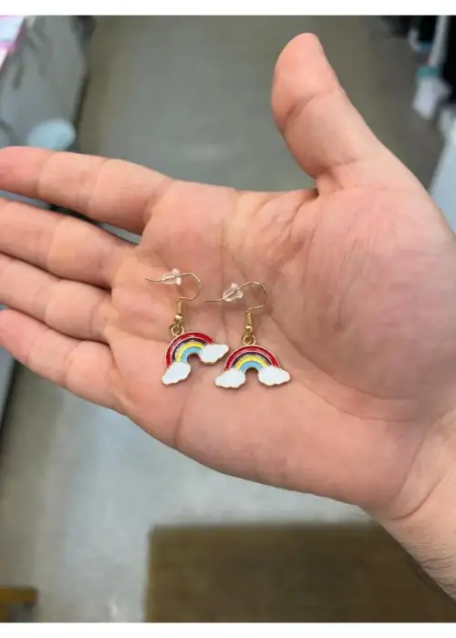 Gökkuşağı Bulut Küpe