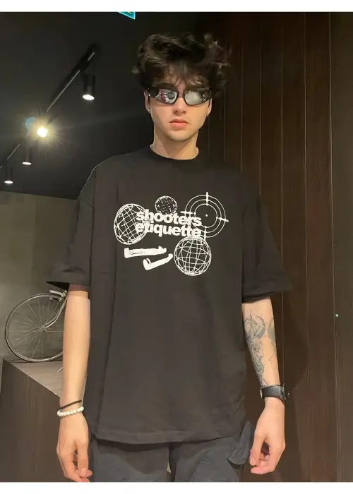 Drone Shootters Black T-shirt