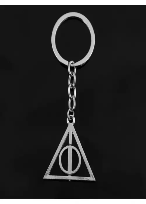 Harry Potter Ölüm Yadigarları Gümüş Rengi Anahtarlık Hediyelik Aksesuar