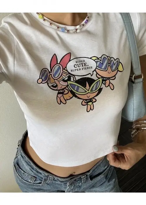 POWERPUFF GİRLS CROP