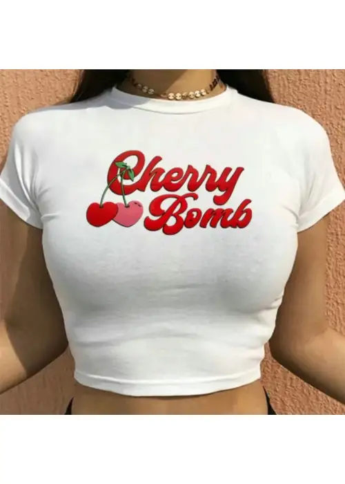 Y2K CHERRY BOMB BASKILI CROP
