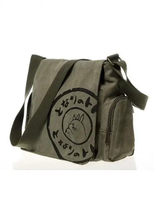 Haki Totoro Postacı Çanta