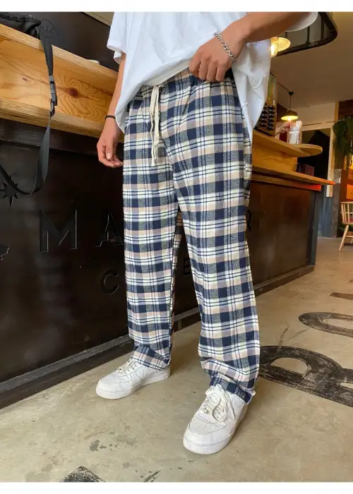 KREM EKOSE DESEN BEL LASTİKLİ VİZON PİJAMA