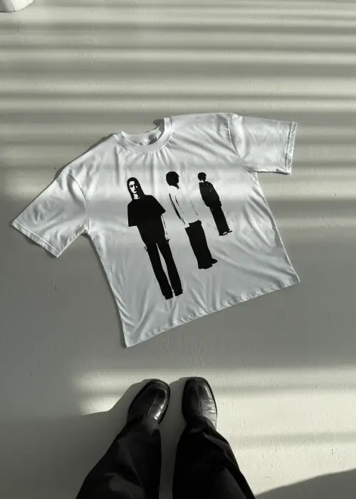 White İnferno Oversize Tişört