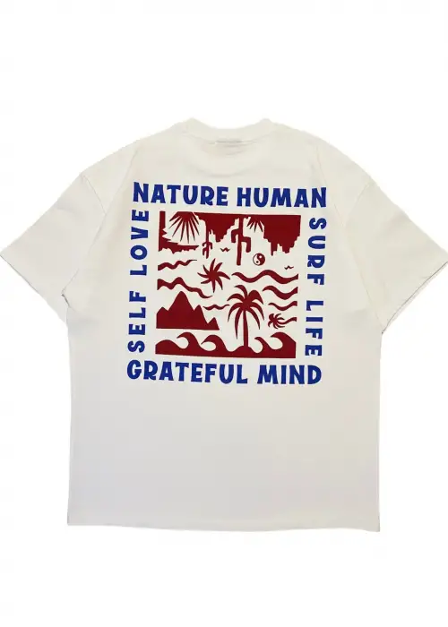 Nature Human Oversize Tişört